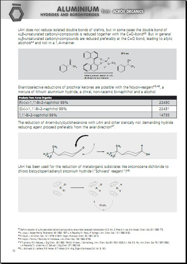 3.3The parent compounds lithium aluminium hydride and sodium borohydride